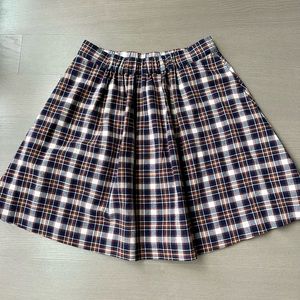 JCrew Plaid Knee Length Skirt - Size XS
